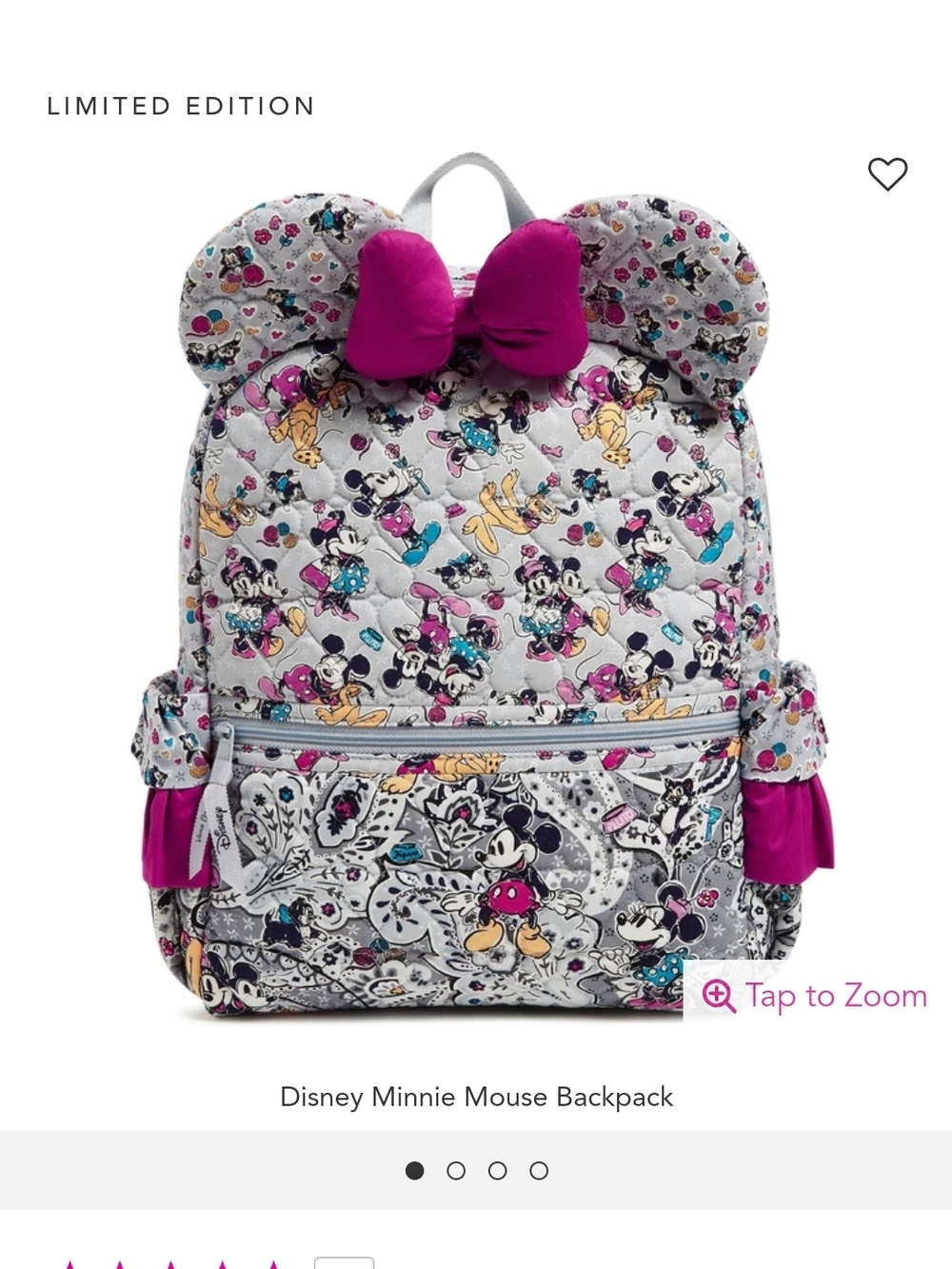 Disney Pets Vera Bradley Backpack - Picture 4 of 9